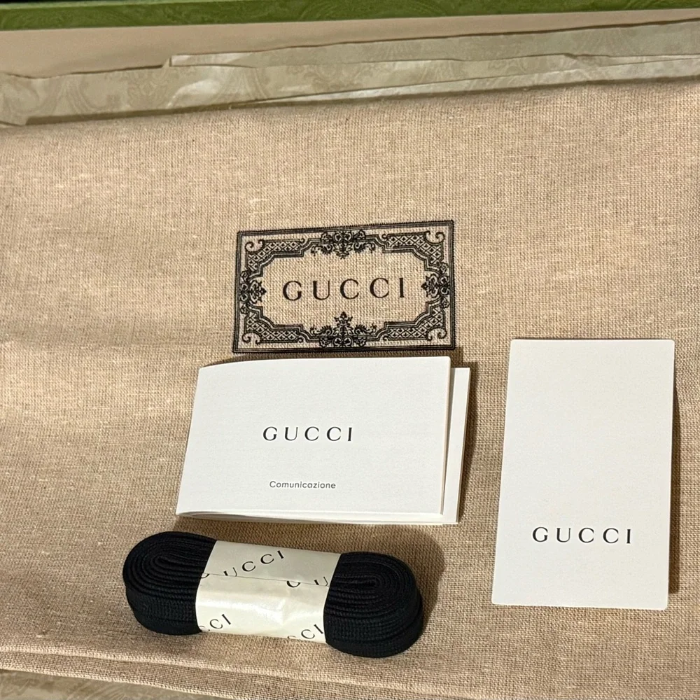 Gucci Men’s High Top Tennis 1977 Black Mini GG Size G - Size 10.5 US